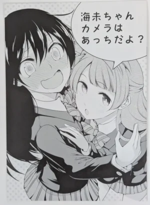 Love Live! [Tohonifun (Chado)] 海未ちゃんカメラはあっちだよ？ — Doujinshi